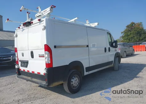 2021 Ram Promaster 1500 Low Roof 136 Wb z USA, uszkodzony, nr VIN 3C6LRVAG4ME553606